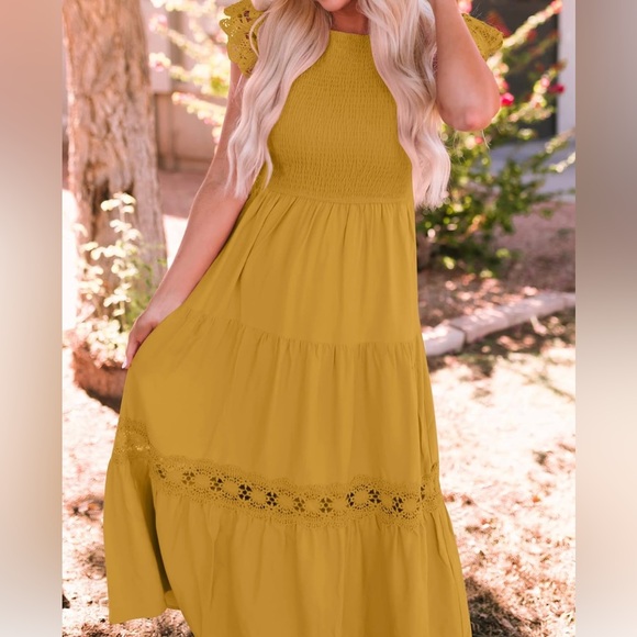 Mustard maxi dress - Picture 2 of 6